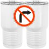 20 oz. Tall Stainless Steel Vacuum Insulated Tumbler White Thumbnail