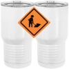 20 oz. Tall Stainless Steel Vacuum Insulated Tumbler White Thumbnail