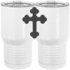 20 oz. Tall Stainless Steel Vacuum Insulated Tumbler White Thumbnail