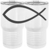 20 oz. Tall Stainless Steel Vacuum Insulated Tumbler White Thumbnail