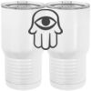 20 oz. Tall Stainless Steel Vacuum Insulated Tumbler White Thumbnail