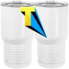 20 oz. Tall Stainless Steel Vacuum Insulated Tumbler White Thumbnail