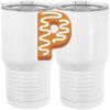 20 oz. Tall Stainless Steel Vacuum Insulated Tumbler White Thumbnail