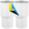 20 oz. Tall Stainless Steel Vacuum Insulated Tumbler White Thumbnail