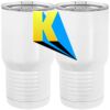 20 oz. Tall Stainless Steel Vacuum Insulated Tumbler White Thumbnail