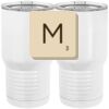 20 oz. Tall Stainless Steel Vacuum Insulated Tumbler White Thumbnail