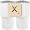 20 oz. Tall Stainless Steel Vacuum Insulated Tumbler White Thumbnail