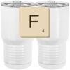 20 oz. Tall Stainless Steel Vacuum Insulated Tumbler White Thumbnail