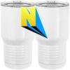 20 oz. Tall Stainless Steel Vacuum Insulated Tumbler White Thumbnail