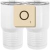 20 oz. Tall Stainless Steel Vacuum Insulated Tumbler White Thumbnail