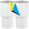 20 oz. Tall Stainless Steel Vacuum Insulated Tumbler White Thumbnail