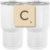 20 oz. Tall Stainless Steel Vacuum Insulated Tumbler White Thumbnail