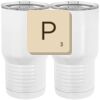 20 oz. Tall Stainless Steel Vacuum Insulated Tumbler White Thumbnail