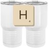 20 oz. Tall Stainless Steel Vacuum Insulated Tumbler White Thumbnail