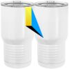20 oz. Tall Stainless Steel Vacuum Insulated Tumbler White Thumbnail