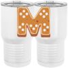 20 oz. Tall Stainless Steel Vacuum Insulated Tumbler White Thumbnail
