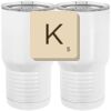 20 oz. Tall Stainless Steel Vacuum Insulated Tumbler White Thumbnail