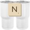 20 oz. Tall Stainless Steel Vacuum Insulated Tumbler White Thumbnail