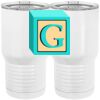 20 oz. Tall Stainless Steel Vacuum Insulated Tumbler White Thumbnail