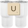 20 oz. Tall Stainless Steel Vacuum Insulated Tumbler White Thumbnail