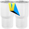 20 oz. Tall Stainless Steel Vacuum Insulated Tumbler White Thumbnail