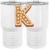 20 oz. Tall Stainless Steel Vacuum Insulated Tumbler White Thumbnail