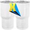 20 oz. Tall Stainless Steel Vacuum Insulated Tumbler White Thumbnail