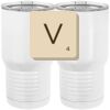 20 oz. Tall Stainless Steel Vacuum Insulated Tumbler White Thumbnail