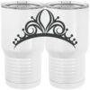 20 oz. Tall Stainless Steel Vacuum Insulated Tumbler White Thumbnail