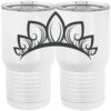 20 oz. Tall Stainless Steel Vacuum Insulated Tumbler White Thumbnail
