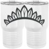 20 oz. Tall Stainless Steel Vacuum Insulated Tumbler White Thumbnail