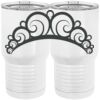 20 oz. Tall Stainless Steel Vacuum Insulated Tumbler White Thumbnail