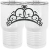 20 oz. Tall Stainless Steel Vacuum Insulated Tumbler White Thumbnail