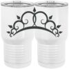 20 oz. Tall Stainless Steel Vacuum Insulated Tumbler White Thumbnail