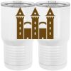 20 oz. Tall Stainless Steel Vacuum Insulated Tumbler White Thumbnail