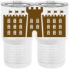 20 oz. Tall Stainless Steel Vacuum Insulated Tumbler White Thumbnail