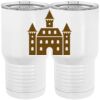 20 oz. Tall Stainless Steel Vacuum Insulated Tumbler White Thumbnail