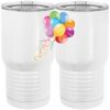 20 oz. Tall Stainless Steel Vacuum Insulated Tumbler White Thumbnail