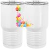 20 oz. Tall Stainless Steel Vacuum Insulated Tumbler White Thumbnail
