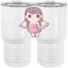 20 oz. Tall Stainless Steel Vacuum Insulated Tumbler White Thumbnail