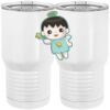 20 oz. Tall Stainless Steel Vacuum Insulated Tumbler White Thumbnail