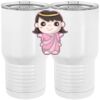 20 oz. Tall Stainless Steel Vacuum Insulated Tumbler White Thumbnail