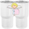 20 oz. Tall Stainless Steel Vacuum Insulated Tumbler White Thumbnail
