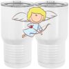 20 oz. Tall Stainless Steel Vacuum Insulated Tumbler White Thumbnail