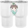 20 oz. Tall Stainless Steel Vacuum Insulated Tumbler White Thumbnail