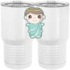 20 oz. Tall Stainless Steel Vacuum Insulated Tumbler White Thumbnail