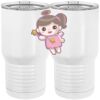 20 oz. Tall Stainless Steel Vacuum Insulated Tumbler White Thumbnail