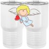 20 oz. Tall Stainless Steel Vacuum Insulated Tumbler White Thumbnail