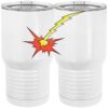 20 oz. Tall Stainless Steel Vacuum Insulated Tumbler White Thumbnail
