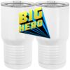 20 oz. Tall Stainless Steel Vacuum Insulated Tumbler White Thumbnail